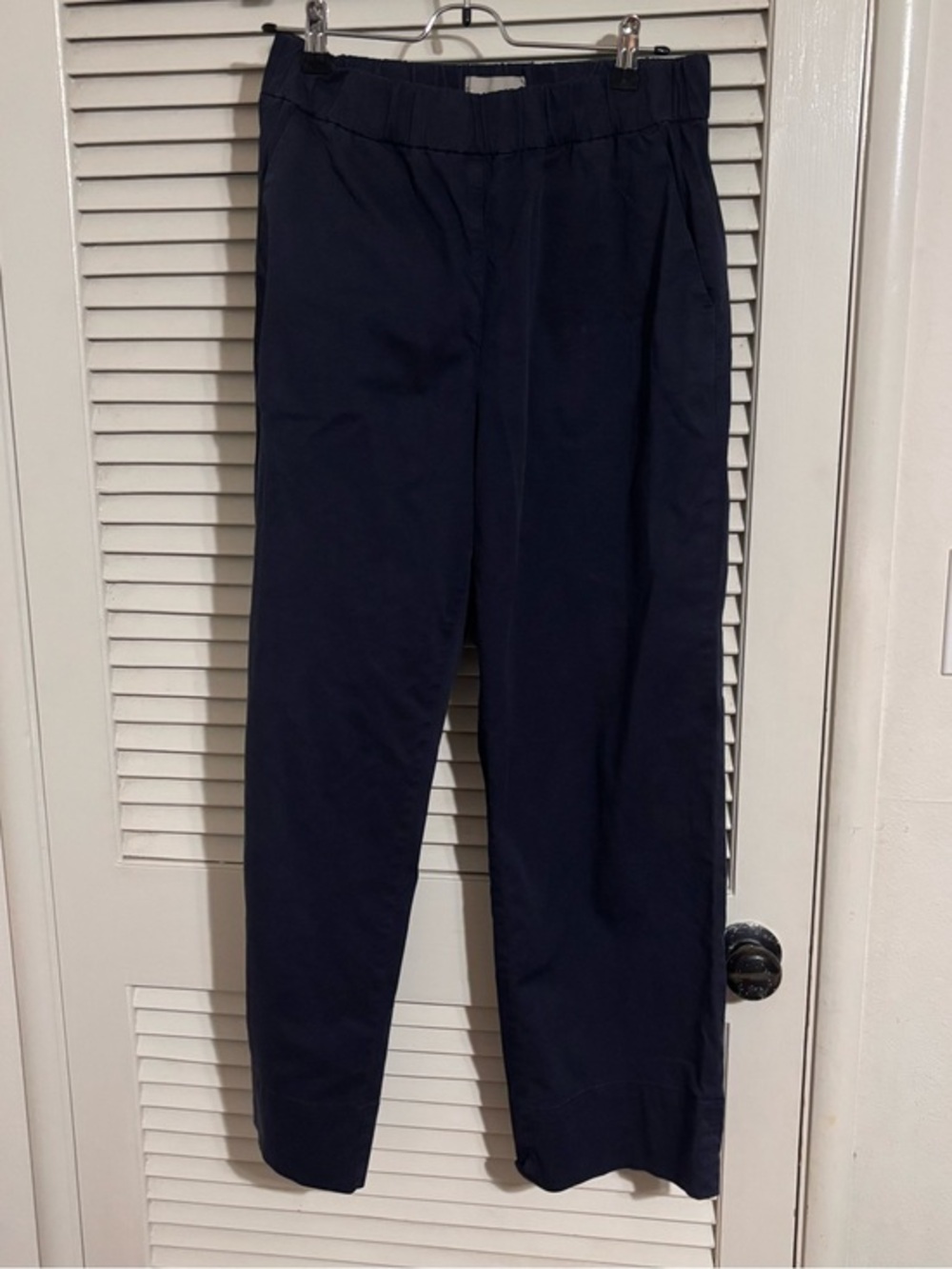 Everlane Dark Navy Elastic Waist Pants